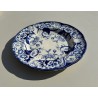 Creil & Montereau - Grand Plat circulaire et creux Flora XIXème
