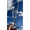 Baccarat XIXème - 10 flûtes anciennes en cristal demi fort