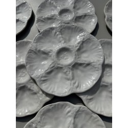 Gien - Service barbotine à huîtres