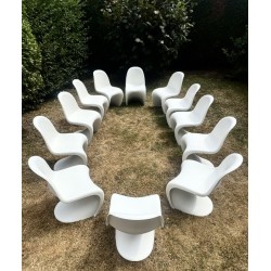 Vitra - Chaises "S" par Verner PANTON