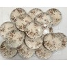 Terre de Fer anglaise - belle série de 18 assiettes