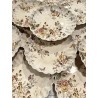 Terre de Fer anglaise - belle série de 18 assiettes