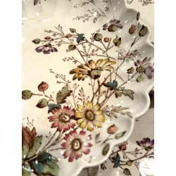 Terre de Fer anglaise - belle série de 18 assiettes