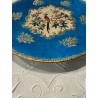 Longwy - Plat circulaire en émaux cloisonnés