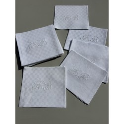 12 Serviettes de table...