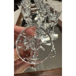 Cristal de Bayer - Série de 10 petits verre digestif
