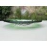 Val Saint Lambert - Grande coupe XXL en cristal vert