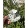 Limoges - Belle série de 10 tasses à café époque Art Déco