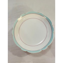 Compotier en Porcelaine Blanche et Bleue