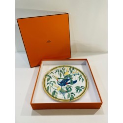 Hermès- Plat à tarte modèle "Toucans"