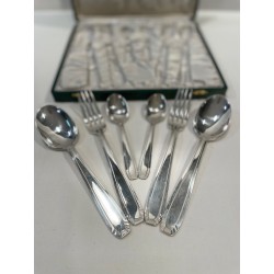 Coffret Cadeau de Mariage 6 pièces en Métal Argenté