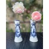 Delft- Duo de petits vases en faïence