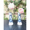 Delft- Duo de petits vases en faïence