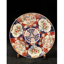 Japon - Grand Plat en porcelaine Imari