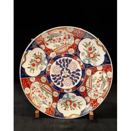 Japon - Grand Plat en porcelaine Imari