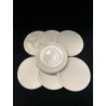 Villeroy & Boch - 12 assiettes en porcelaine blanche modèle New Moon