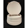 Villeroy & Boch - 12 assiettes en porcelaine blanche modèle New Moon