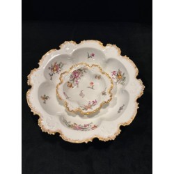 Limoges GDA - Duo de plats creux en porcelaine fine