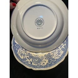 Villeroy & Boch - Série de 16 assiettes creuses modèle Burgenland Bleu