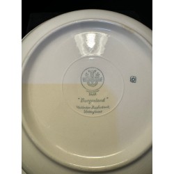 Villeroy & Boch - Plat creux de service modèle Burgenland bleu